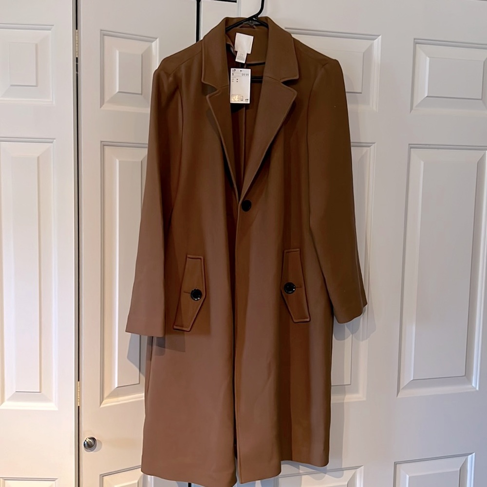 Brand new light brown Pea Coat
